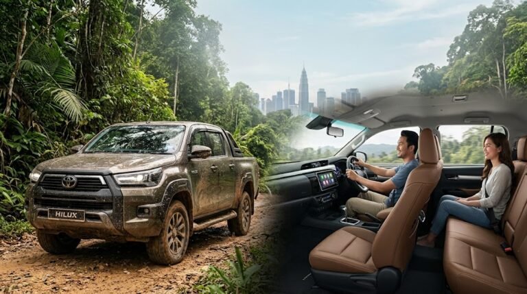 SEWA 4×4 HILUX TERBAIK DI KL & SELANGOR: LUAR LASAK, DALAM SELESA